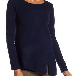 NWT Philosophy 100% Cashmere Sweater in Navy